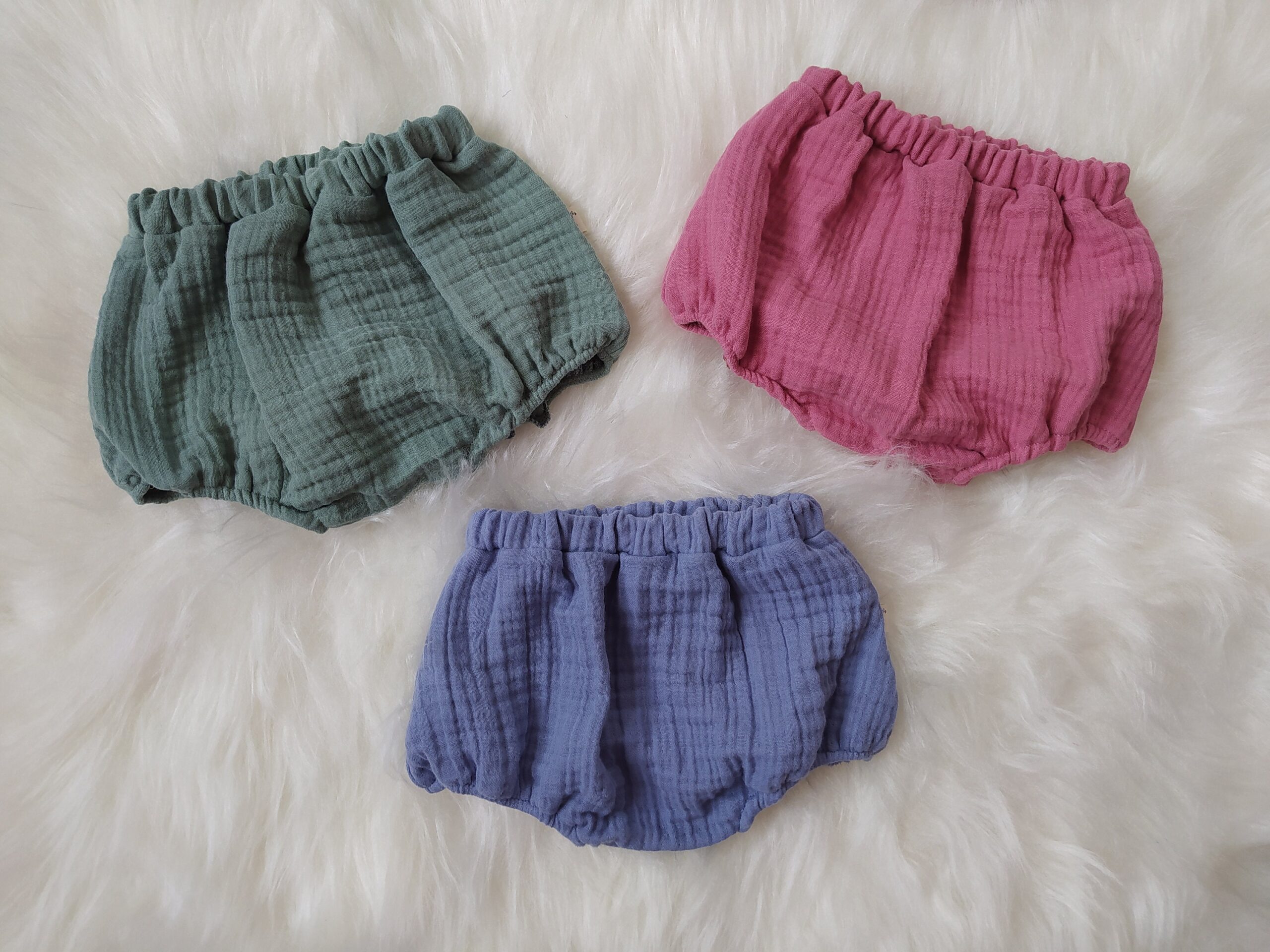 Girls/Boys Muslin Baby Bloomers - Image 2