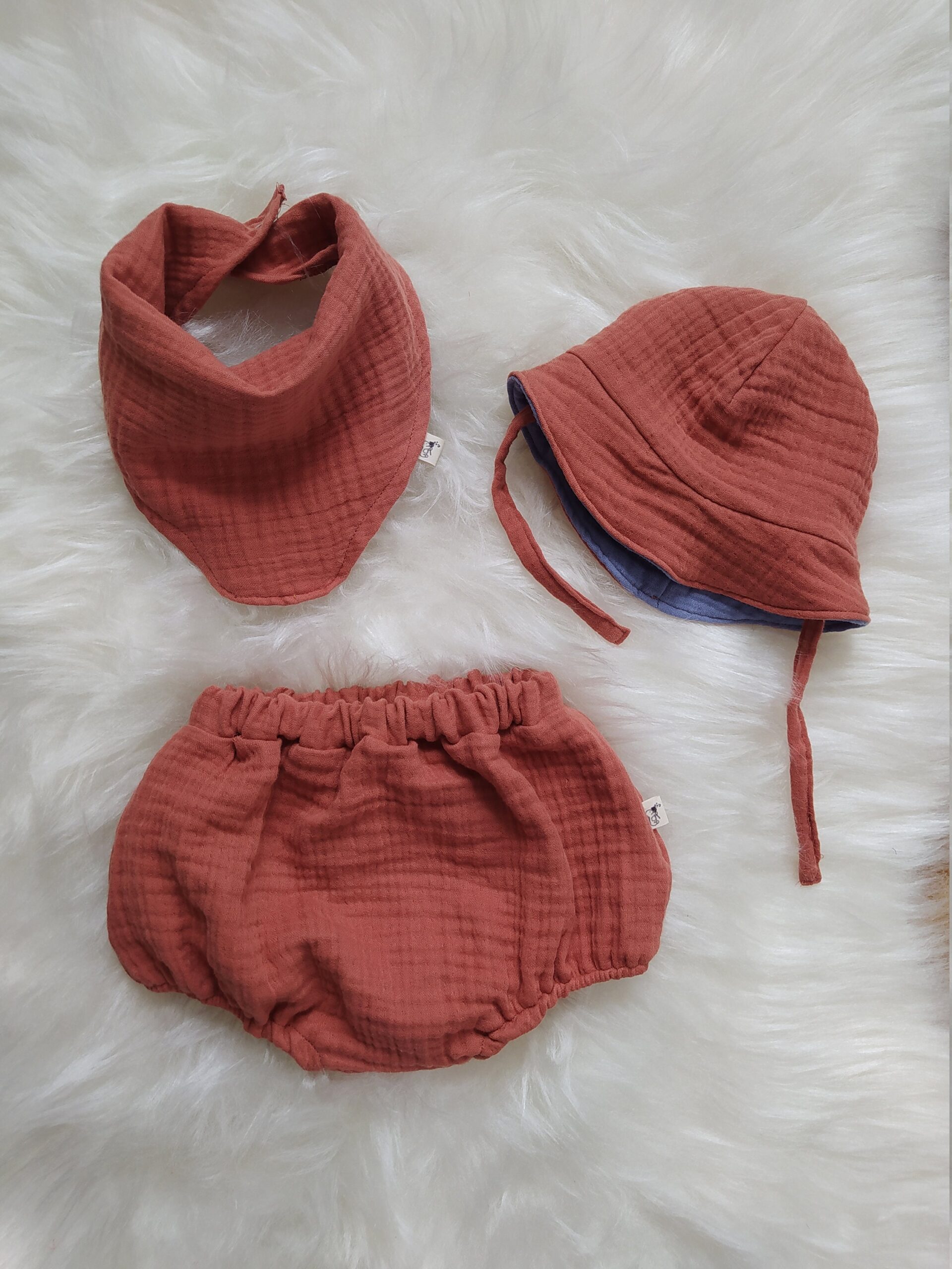 Girls/Boys Muslin Baby Bloomers - Image 3