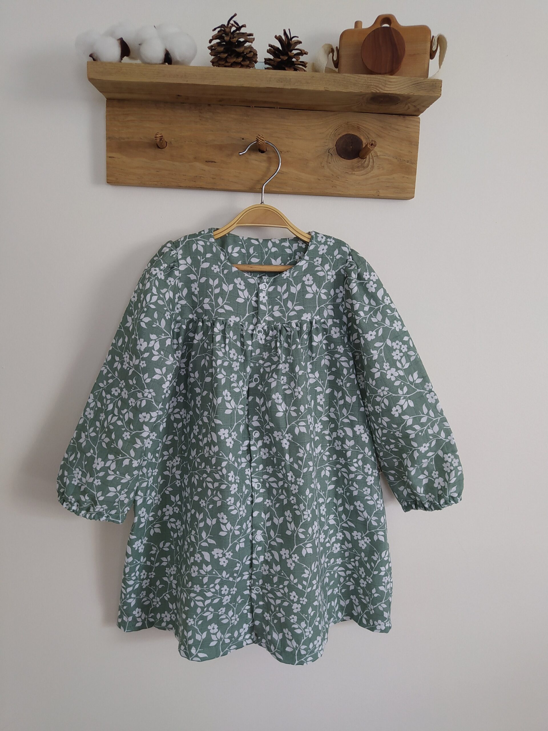Flowery Baby Girl Dress - Image 2