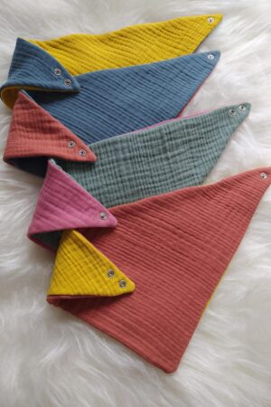 Double Sided Muslin Baby Bib